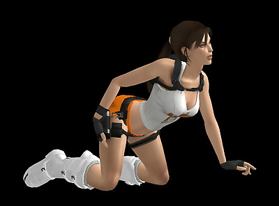 Lara Croft Grab raider..