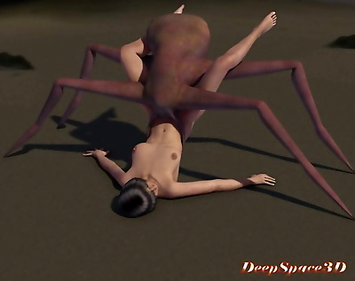 deepspace3d Người ngoài hành tinh quái vật rape